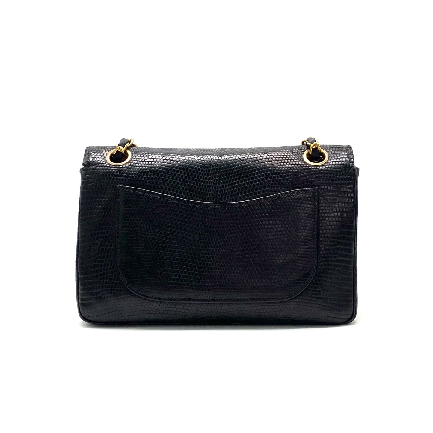 CHANEL CHANEL Turnlock Coco Mark Lizard Chain Shoulder Bag Shoulder Bag