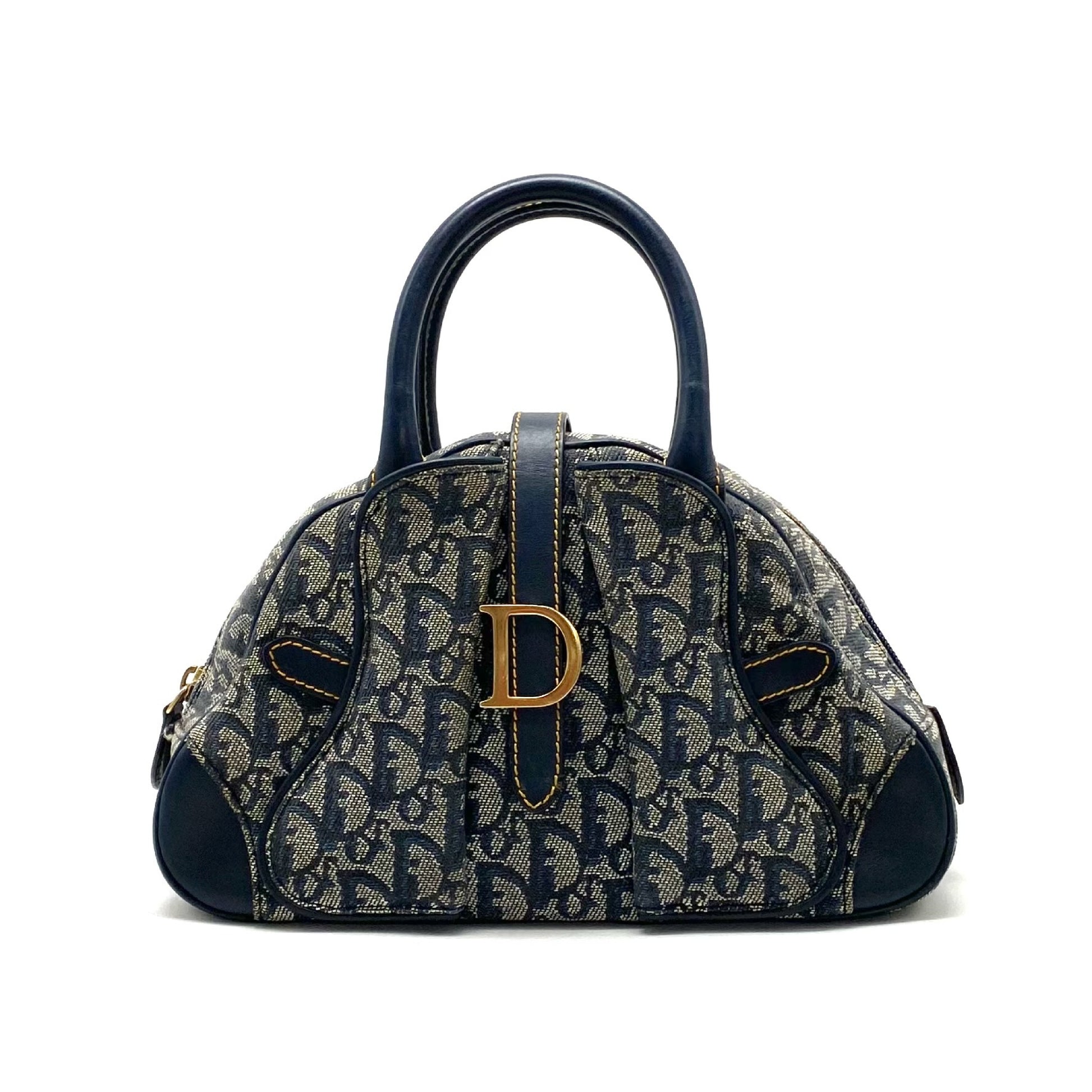 Dior Christian Dior Christian Dior Double Saddle Canvas Handbag Handbag Handbag