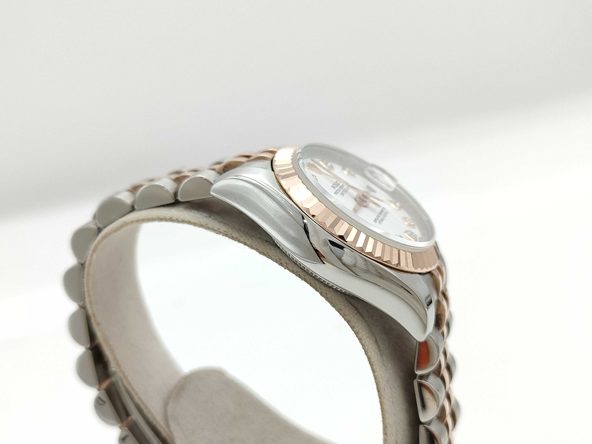 ROLEX 179171G G532018 White Dial Jubilee Breath Women's Watch