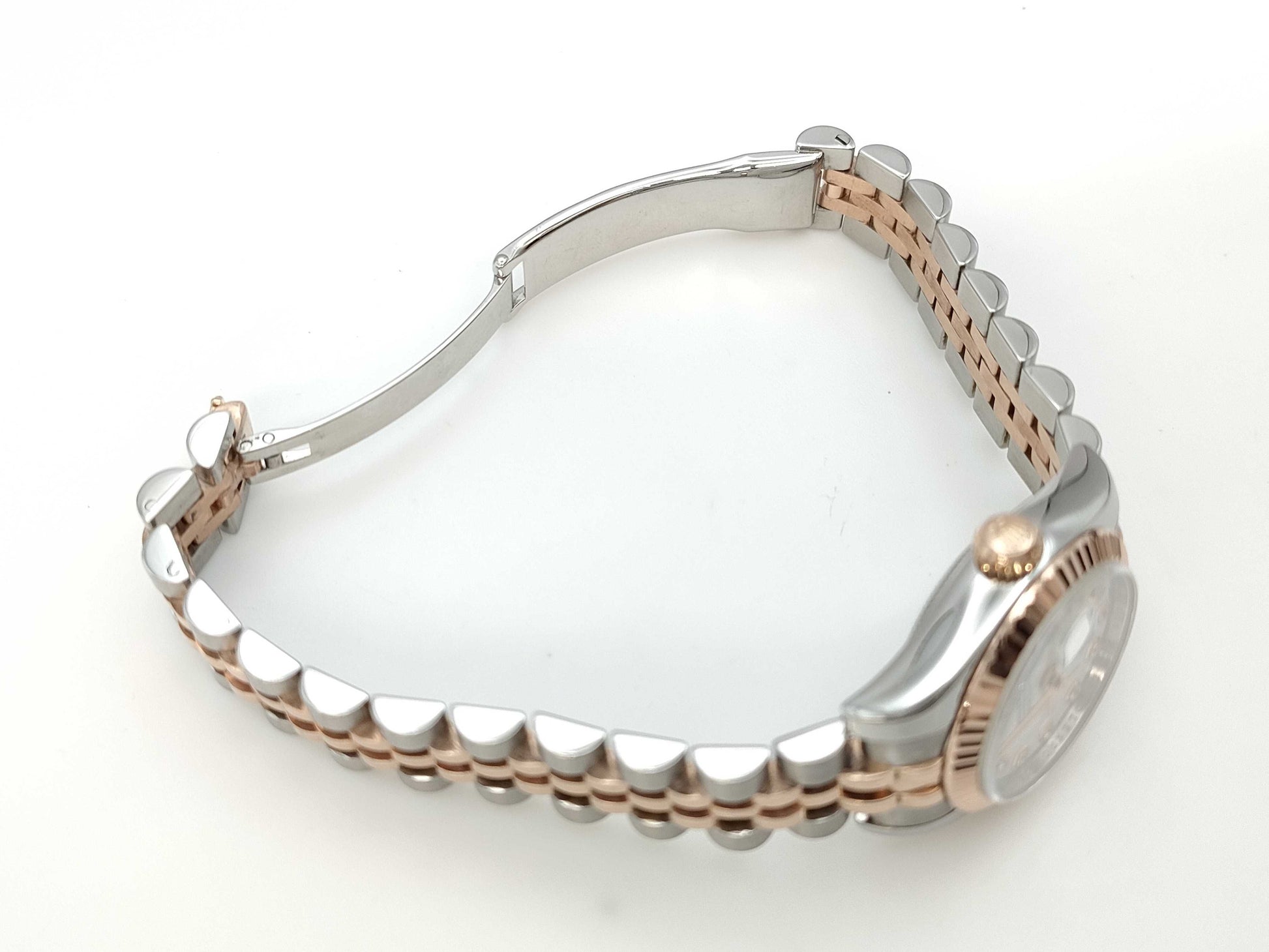 ROLEX 179171G G532018 White Dial Jubilee Breath Women's Watch