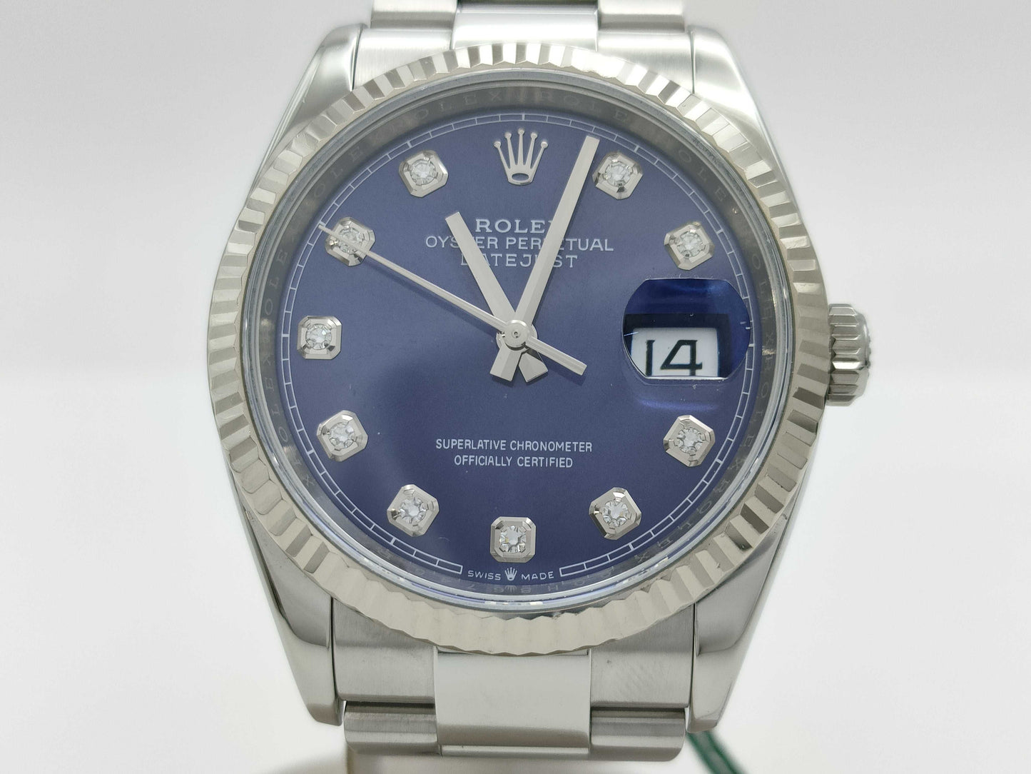 ROLEX 126234G 00H86745 Bright Blue Oyster Breath Men's Watch
