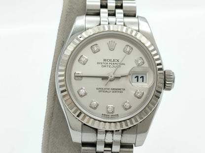 ROLEX 179174G 98UC2700 Silver Dial Jubilee Breath Women's Watch