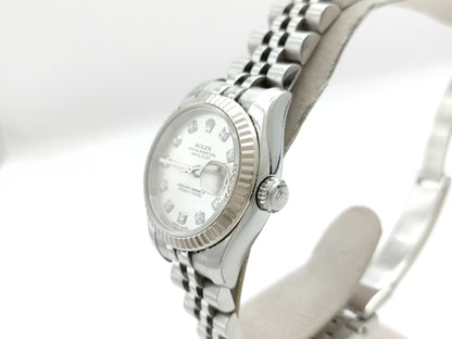 ROLEX 179174G 98UC2700 Silver Dial Jubilee Breath Women's Watch