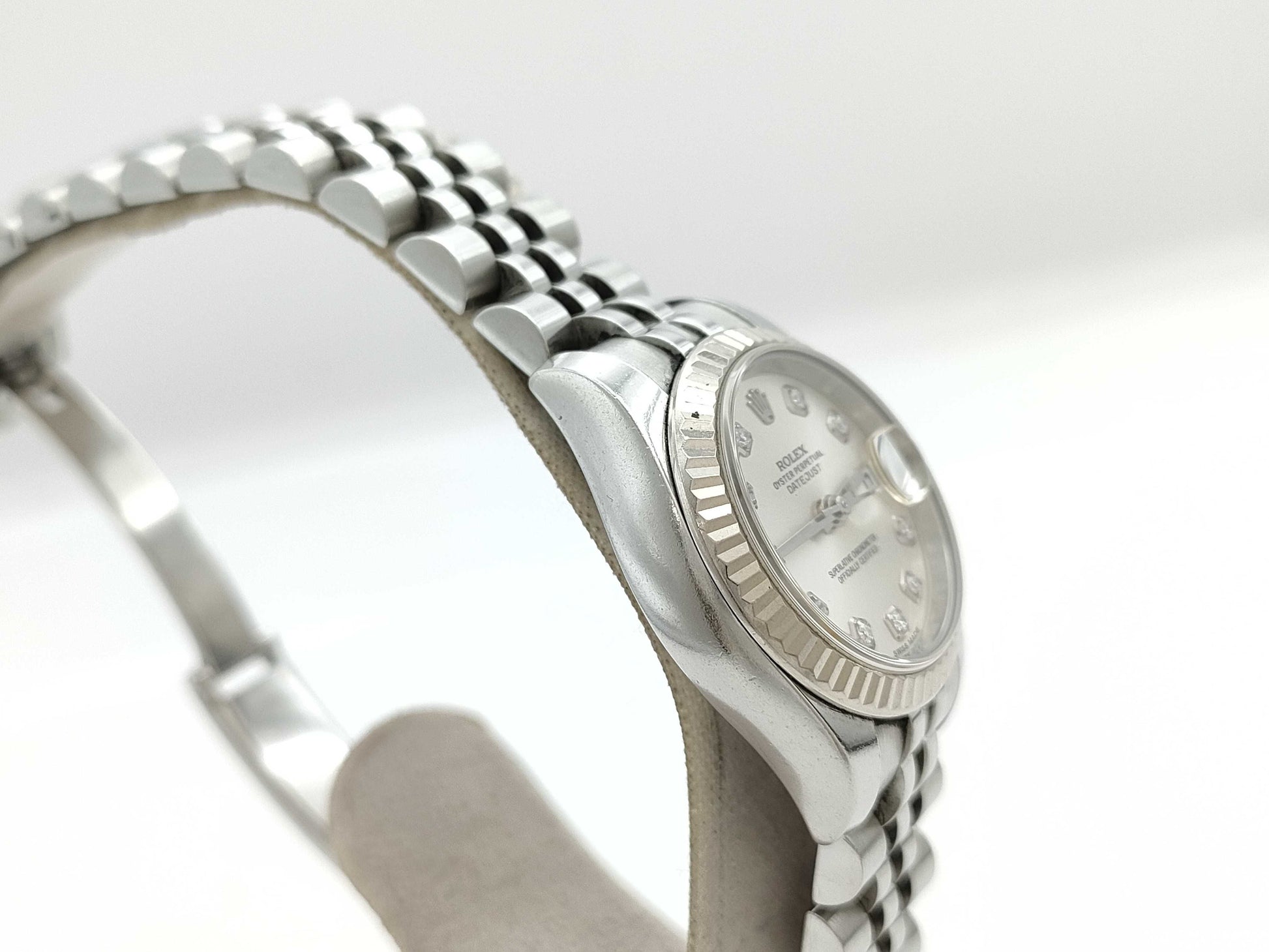 ROLEX 179174G 98UC2700 Silver Dial Jubilee Breath Women's Watch