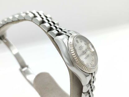 ROLEX 179174G 98UC2700 Silver Dial Jubilee Breath Women's Watch