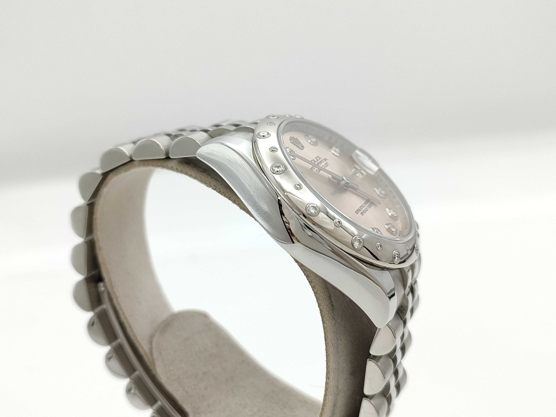 ROLEX 178344G 1X527600 Pink Dial Jubilee Breath Women's Watch