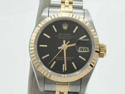 ROLEX 69173 W233658 Black Dial Jubilee Breath Women's Watch