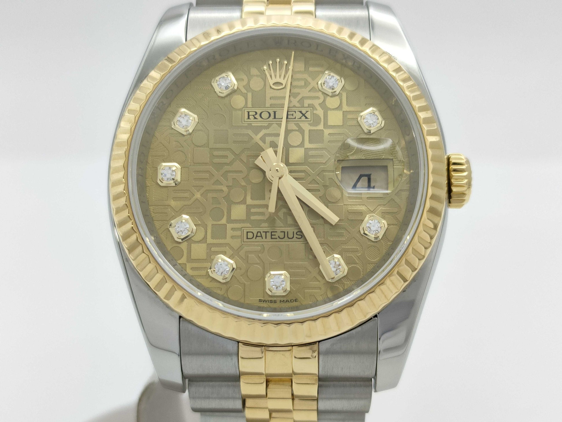 ROLEX 116233G 891596R0 Champagne Holicon Jubilee Breath Men's Watch