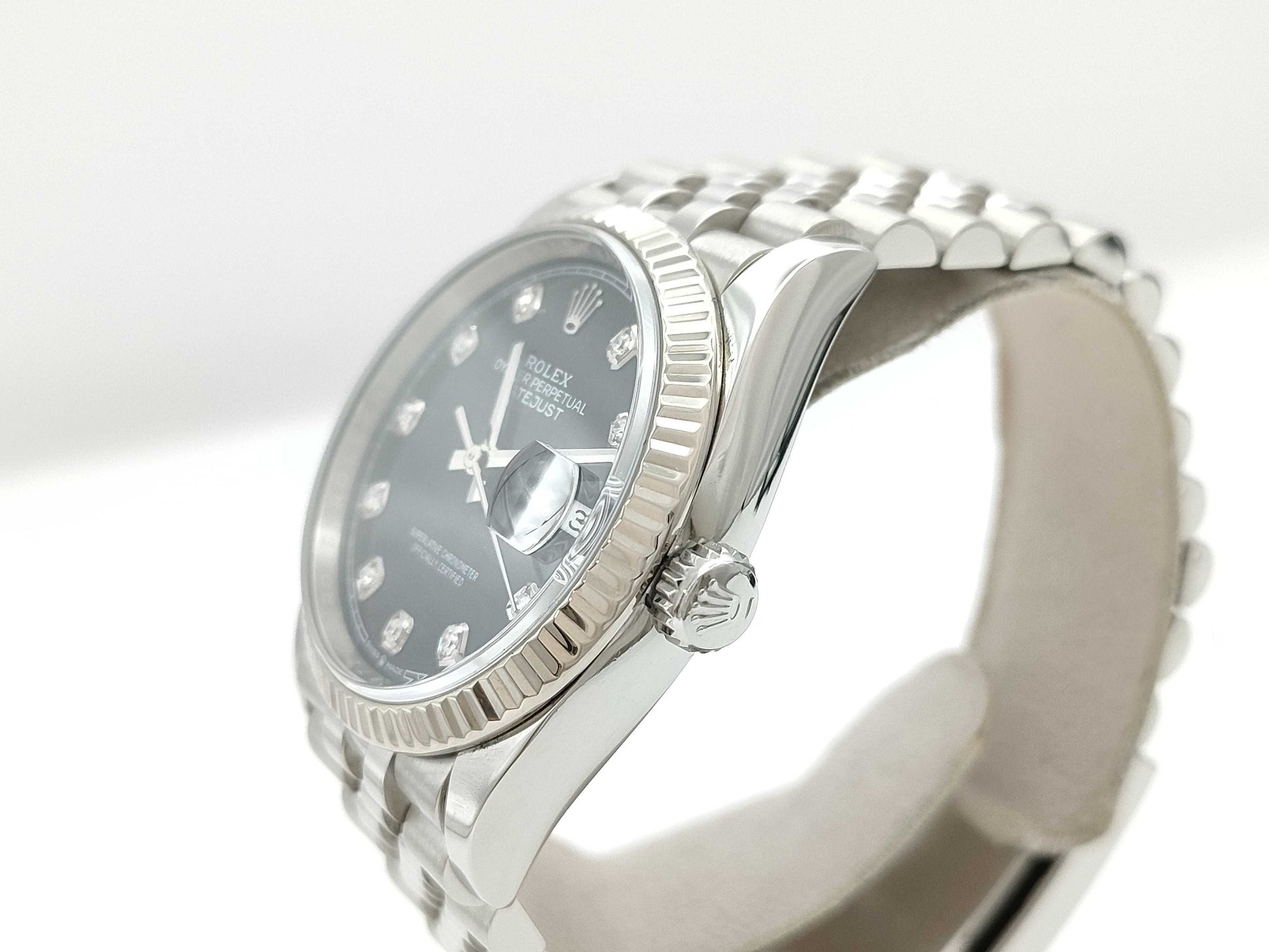 ROLEX 126234G JV972750 Black Dial Jubilee Breath Men's Watch