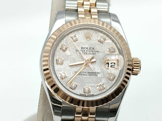 ROLEX 179171G G655065 Meteorite Dial Jubilee Breath Women's Watch