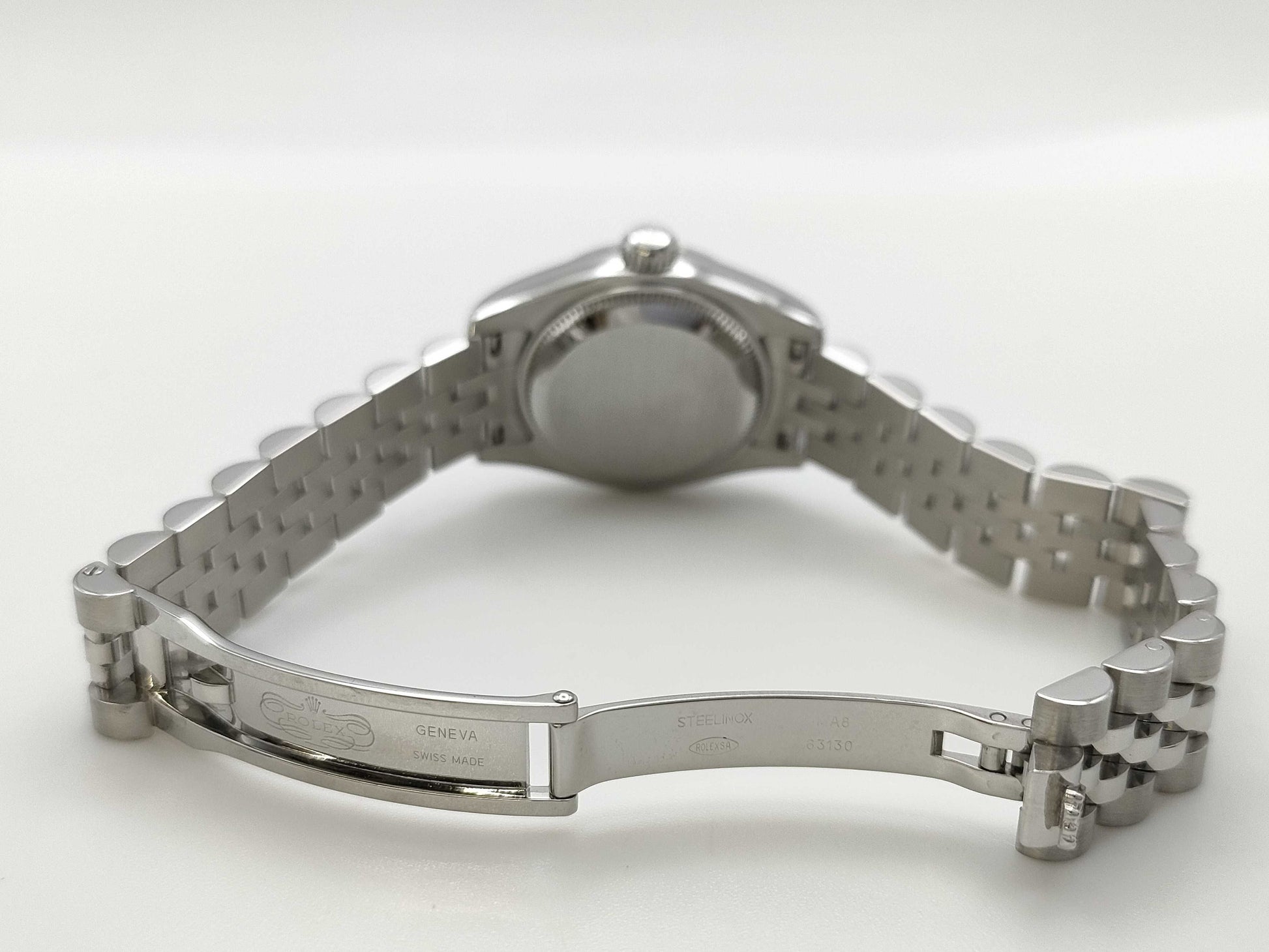 ROLEX 179174 Z357729 White Roman Jubilee Breath Women's Watch