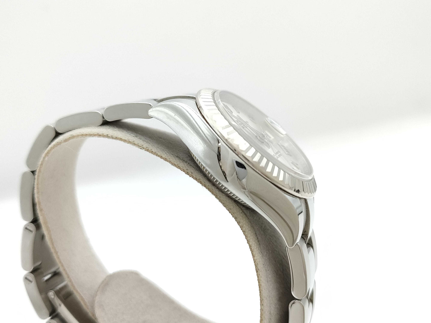 ROLEX 279174 2PX97313 Silver Roman Oyster Breath Women's Watch