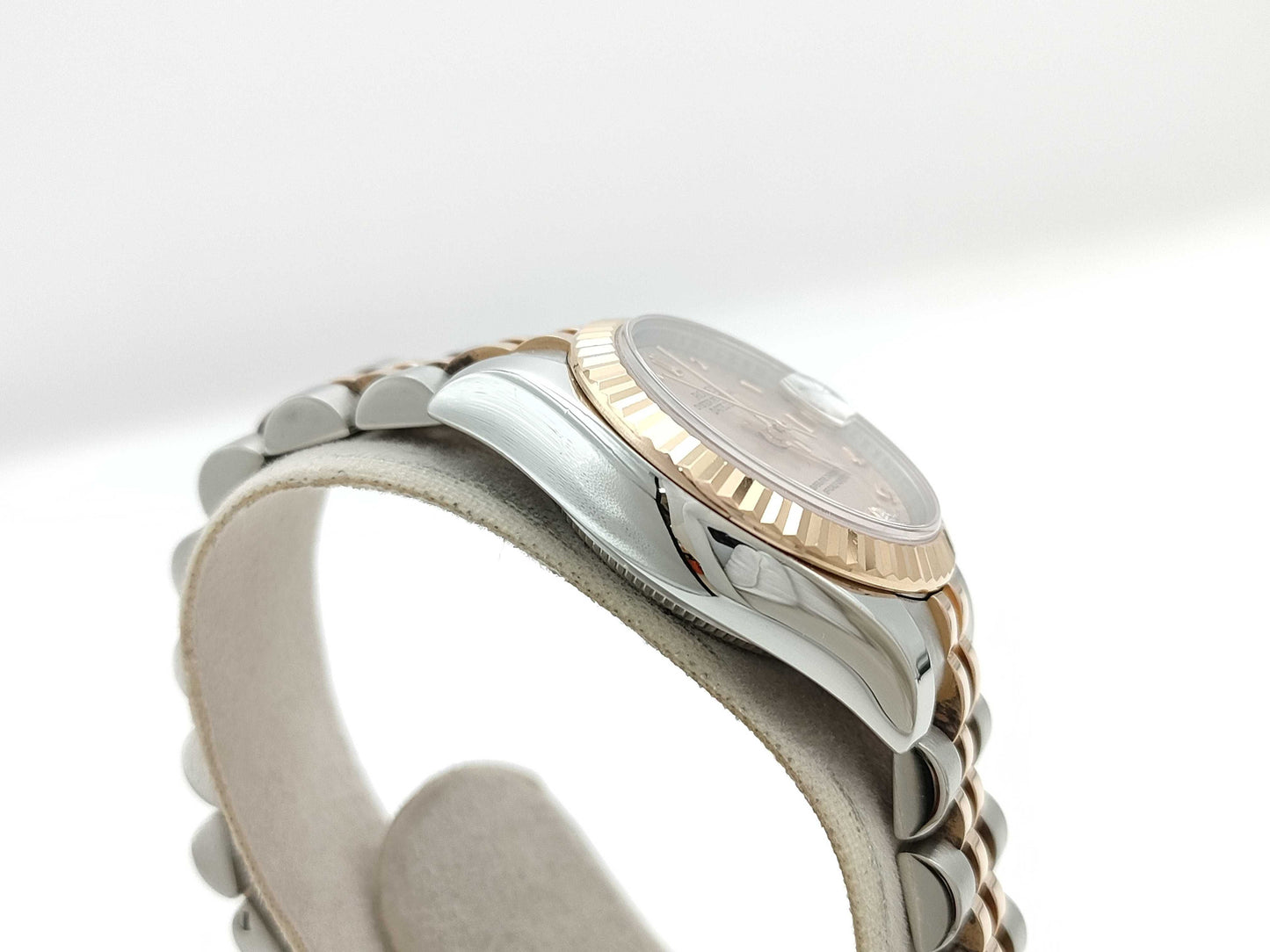 ROLEX 179171 D105730 Pink Shell Dial Jubilee Breath Women's Watch