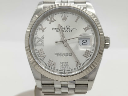 ROLEX 126234 5392D322 Silver Roman Jubilee Breath Men's Watch