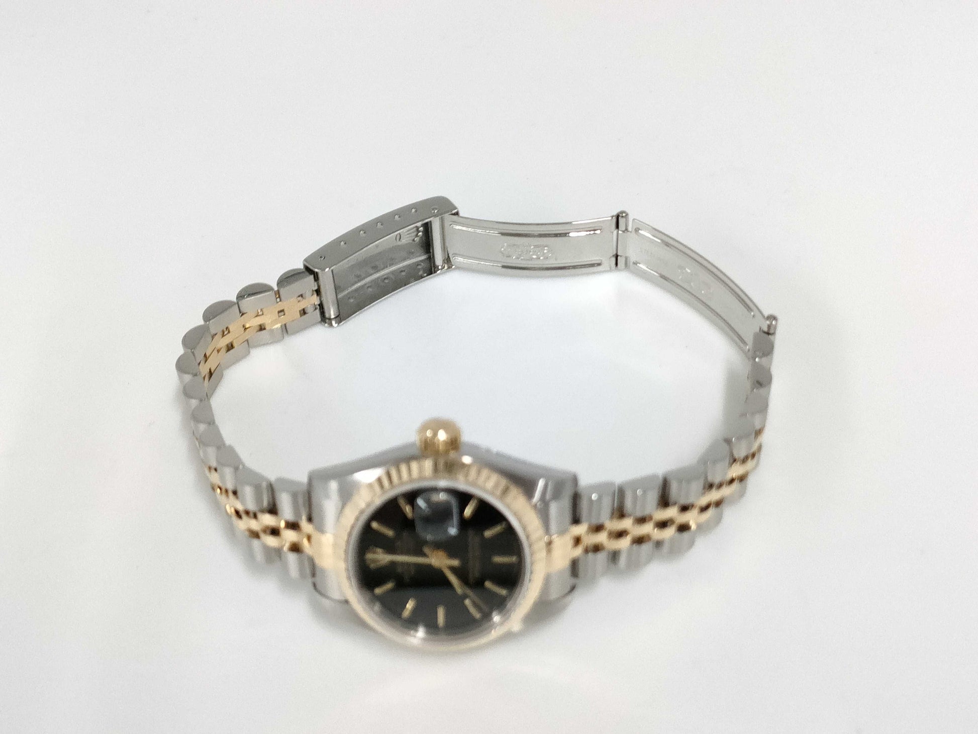 ROLEX 69173 S658689 Black Dial Jubilee Breath Women's Watch