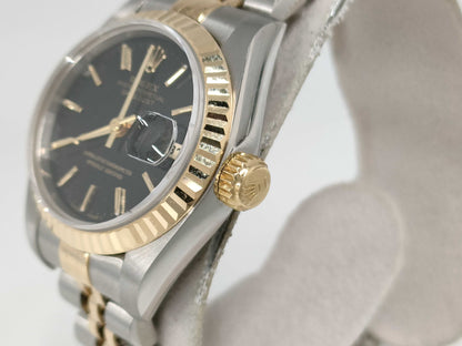 ROLEX 69173 S658689 Black Dial Jubilee Breath Women's Watch