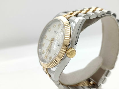 ROLEX 116233G Z210102 Silver Horicon Jubilee Breath Men's Watch