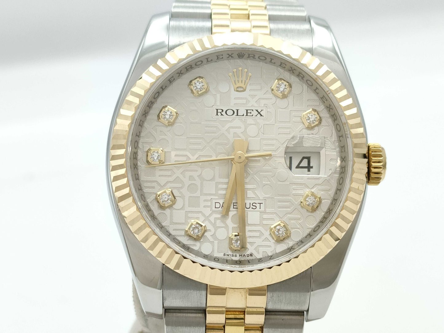 ROLEX 116233G Z210102 Silver Horicon Jubilee Breath Men's Watch