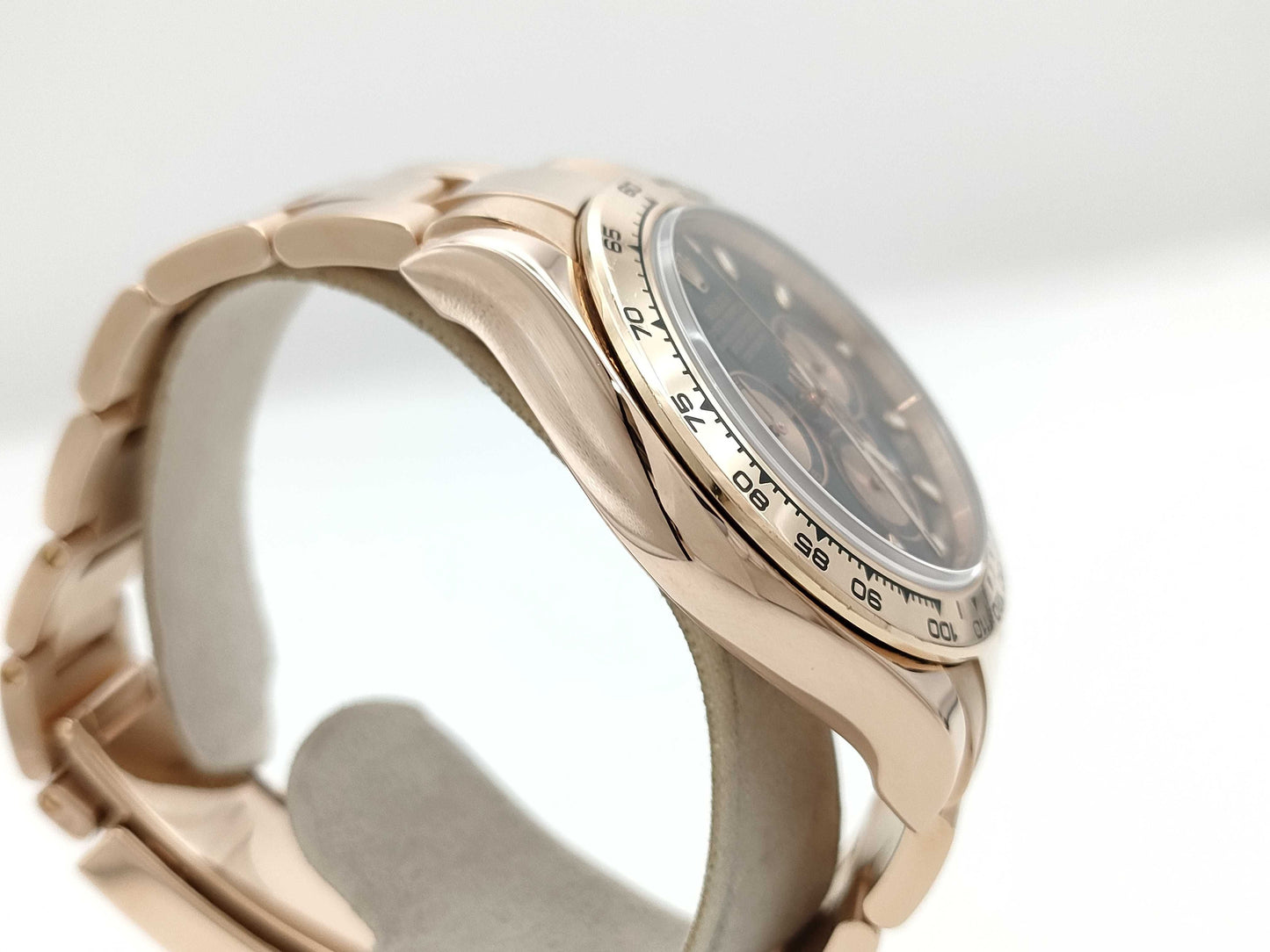 ROLEX 116505 V224914 Black x Pink Oyster Breath K18 Men's Watch