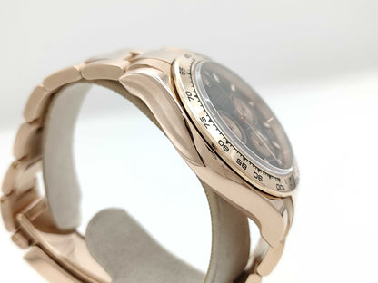 ROLEX 116505 V224914 Black x Pink Oyster Breath K18 Men's Watch