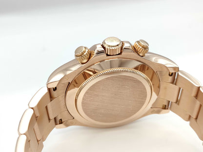 ROLEX 116505 V224914 Black x Pink Oyster Breath K18 Men's Watch