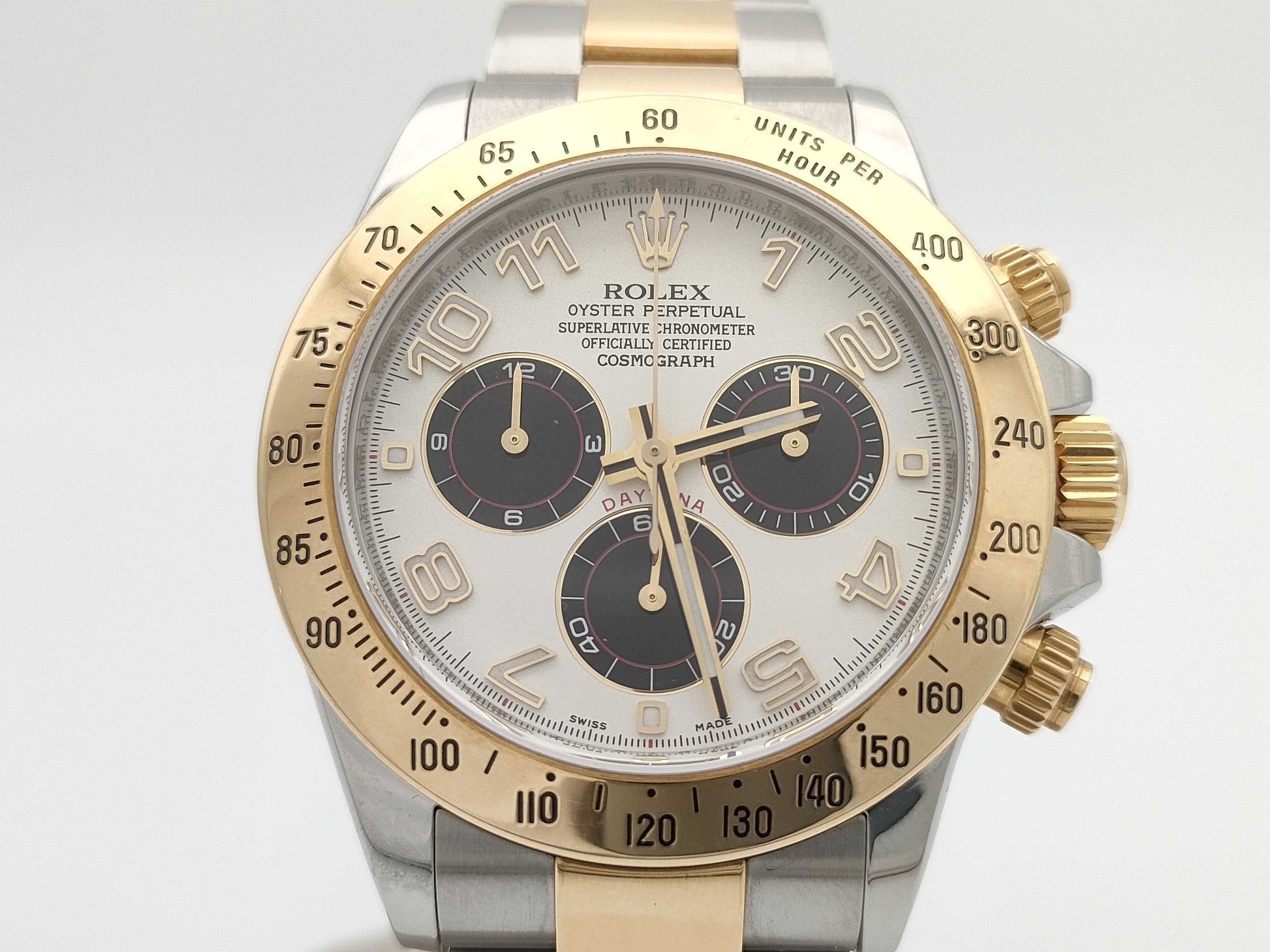 ROLEX 116523 V757312 Ivory Dial Oyster Breath Men's Watch