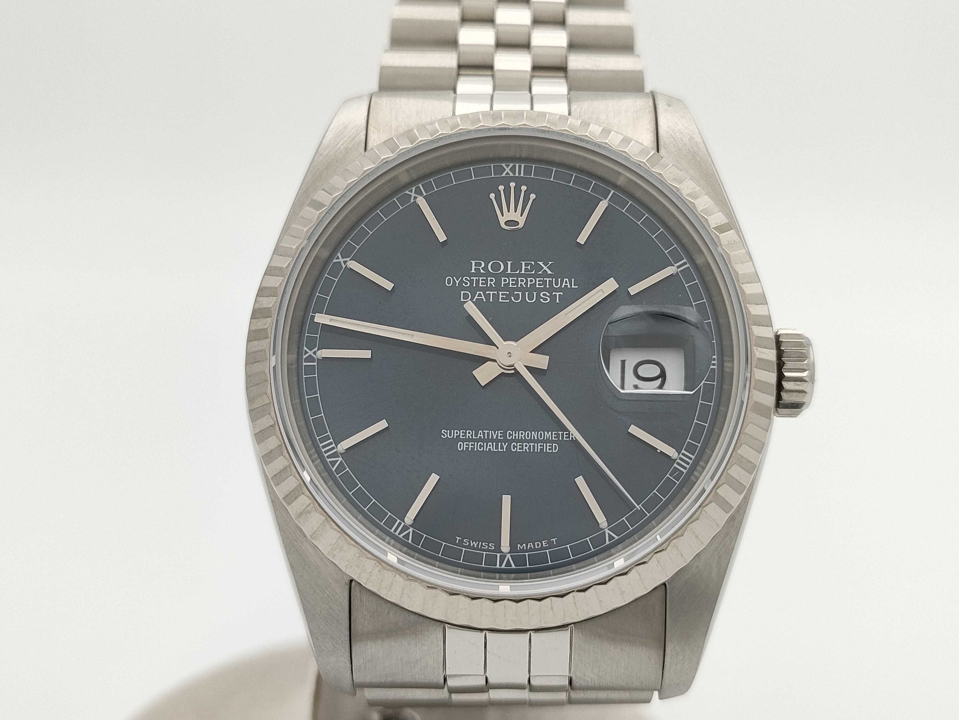 ROLEX 16234 X573327 Blue Dial Jubilee Breath Boys Watch
