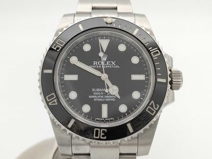 ROLEX 114060 56W9T272 Black Dial Oyster Breath Men's Watch