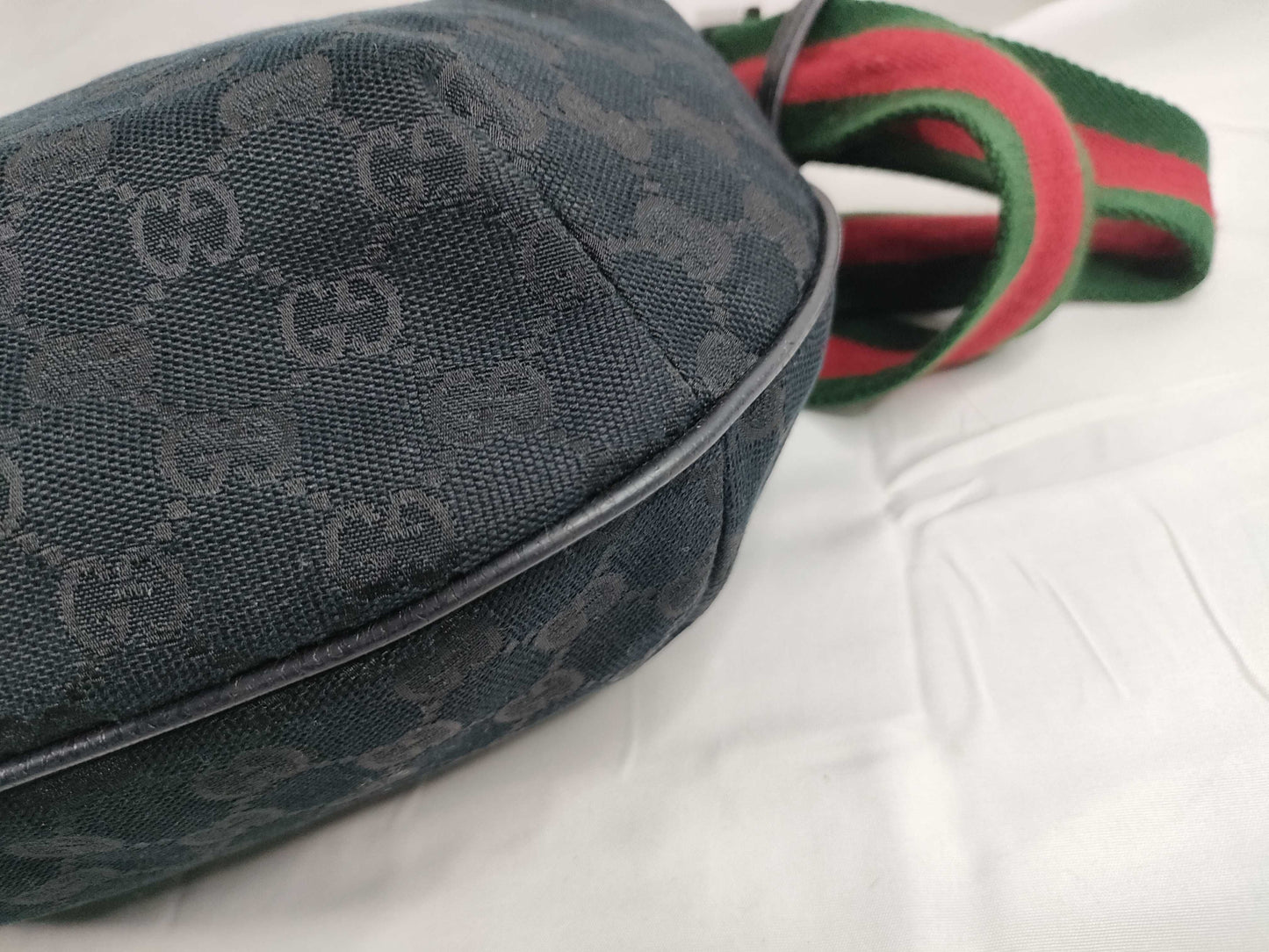 GUCCI GG Canvas GUCCI Gucci Crescent Moon Shoulder Bag Sherry Line GG Canvas Shoulder Bag