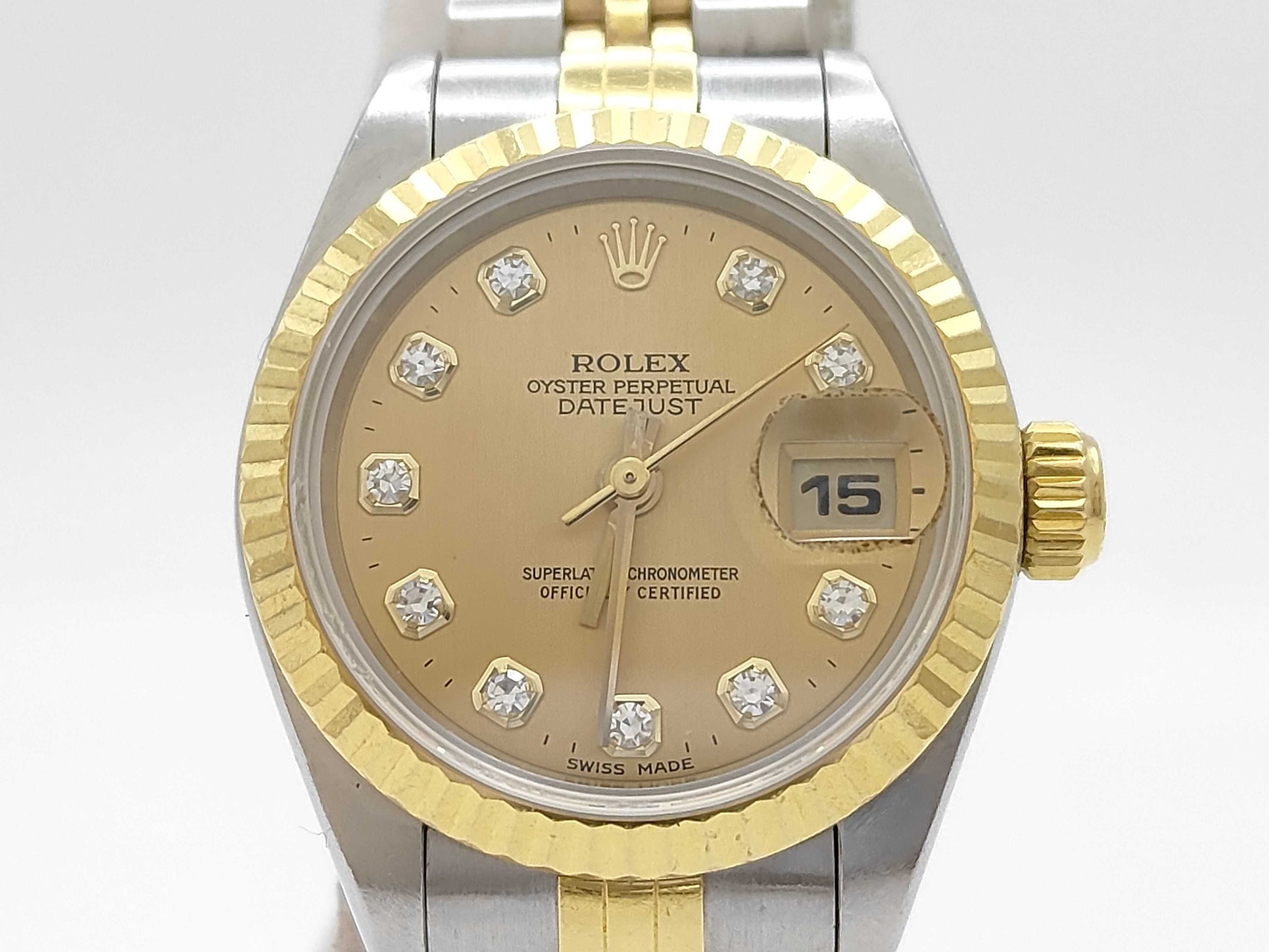 ROLEX 69173G T393607 Champagne Dial Jubilee Breath Women's Watch