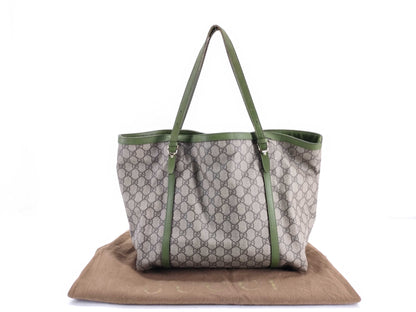 GUCCI GG Supreme Gucci GG Supreme Green Tote Bag Tote Bag