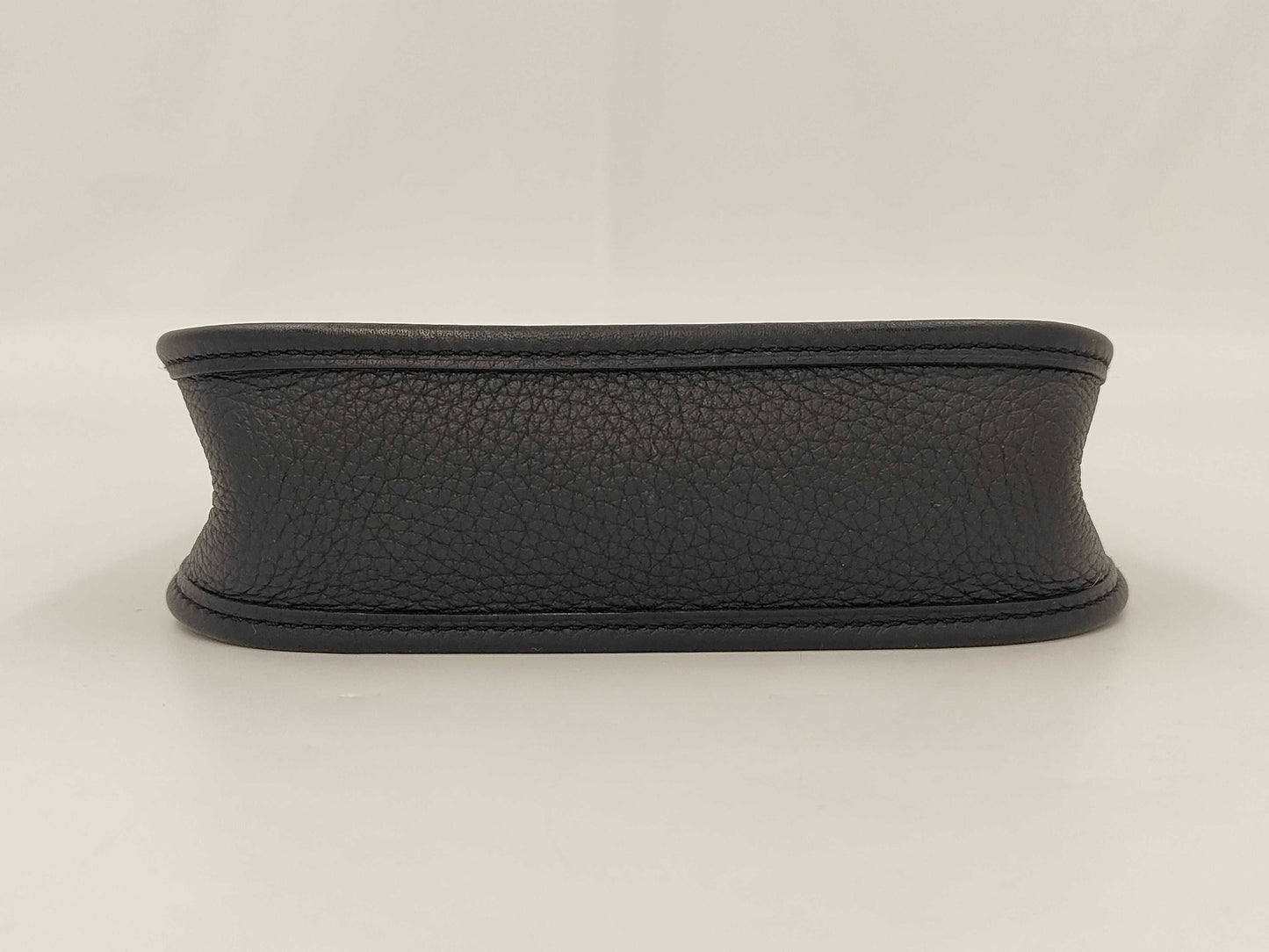 HERMES Evelyn 16 Black Shoulder Bag Tryon Clemence SV Hardware W Engraved Shoulder Bag