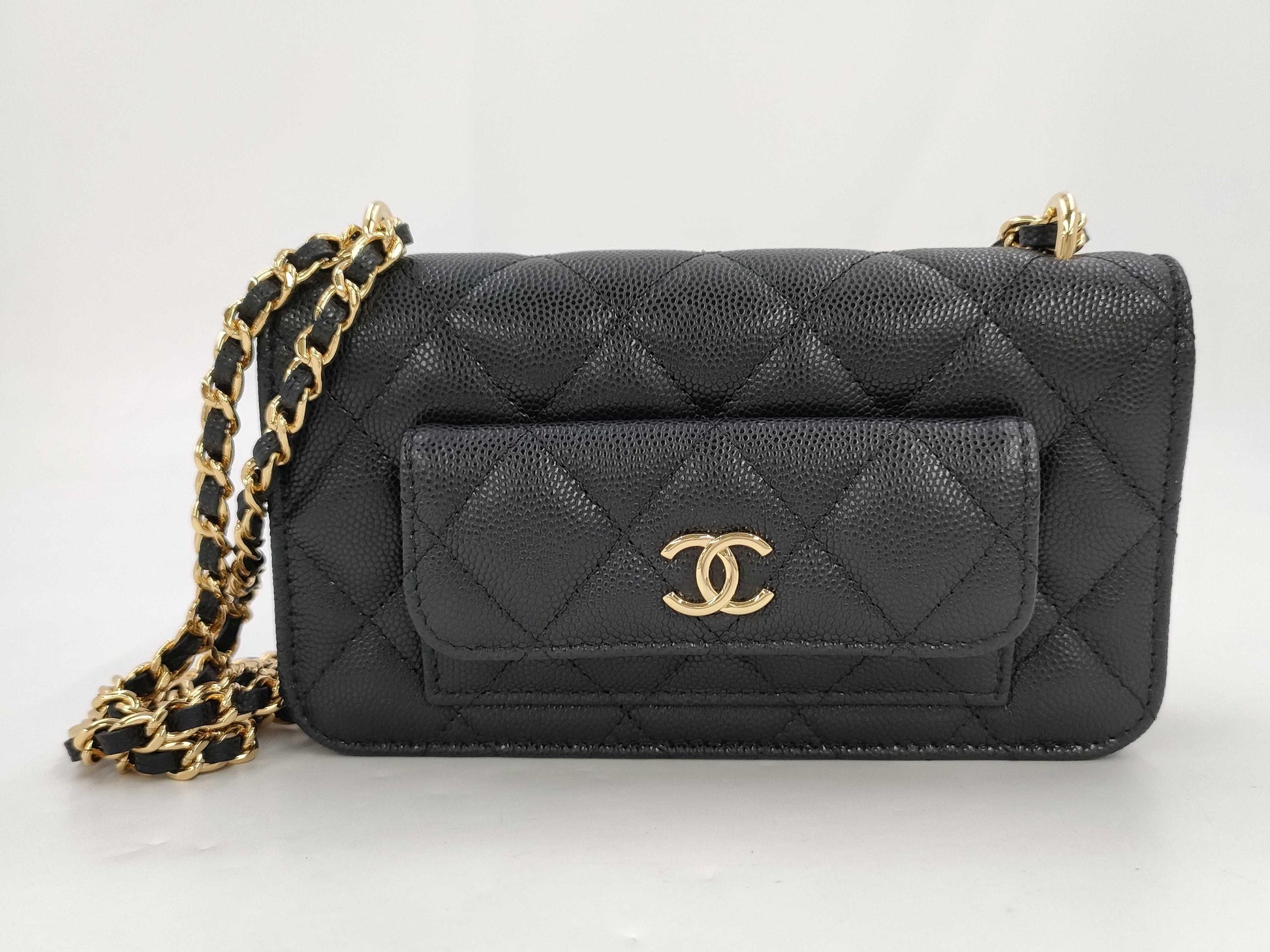 CHANEL Wallet Phone Case Shoulder Bag