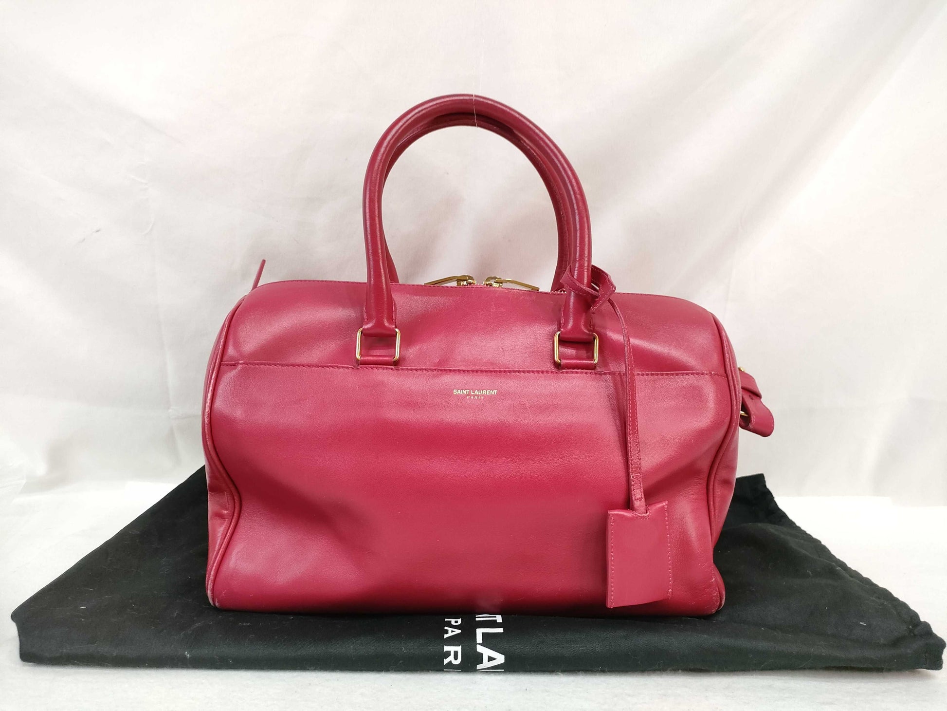 SAINT LAURENT 2way Duffel Handbag Shoulder Bag