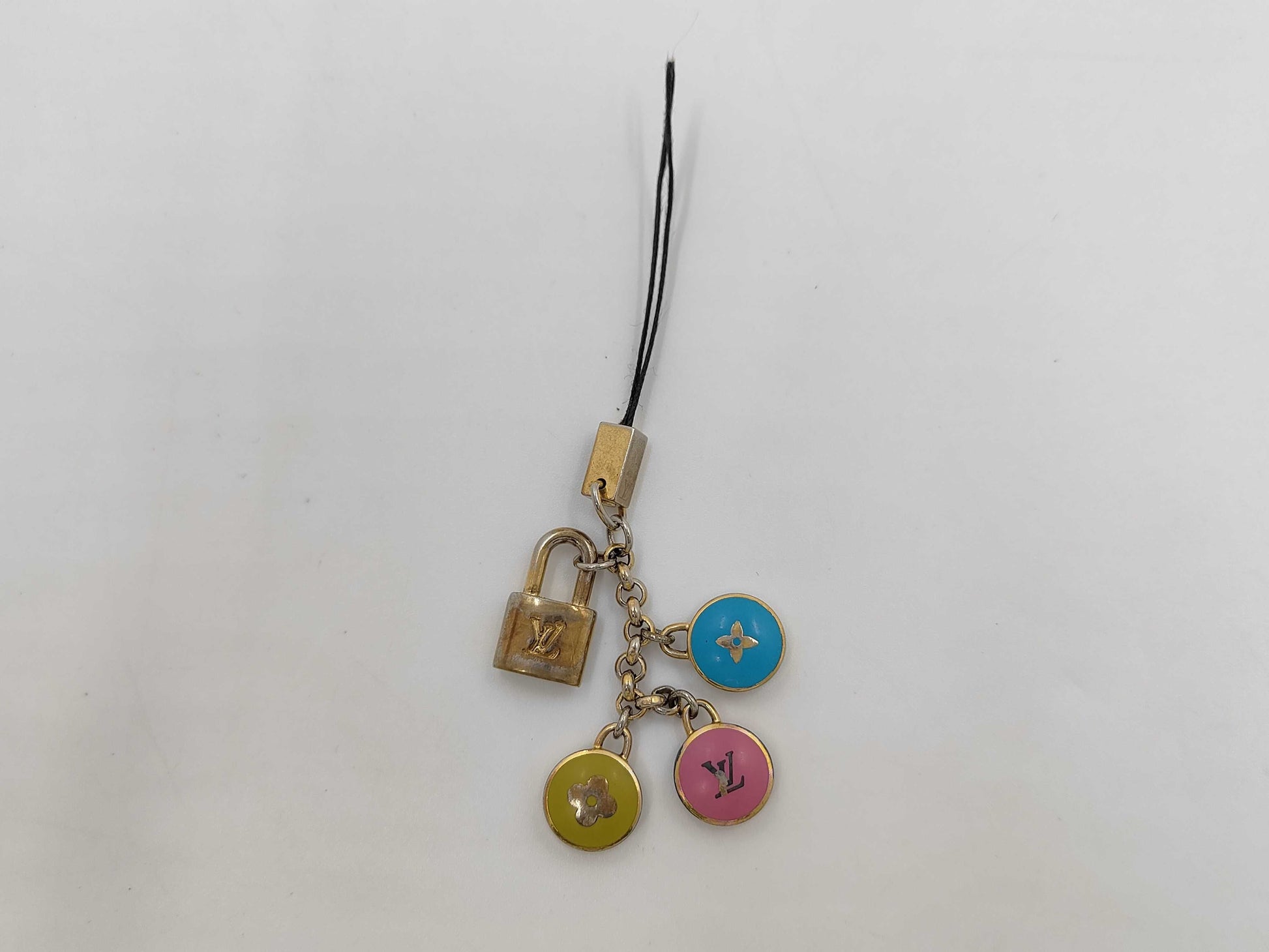 LOUIS VUITTON Louis Vuitton Bijou Telephone Pastille M65388 Mobile Strap Charm Multicolor Other Accessories