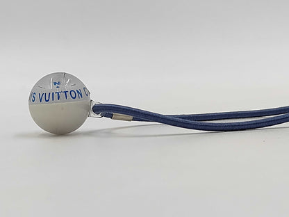 LOUIS VUITTON Louis Vuitton Compass Necklace Choker Vuitton Cup 2000 Blue Necklace with Box