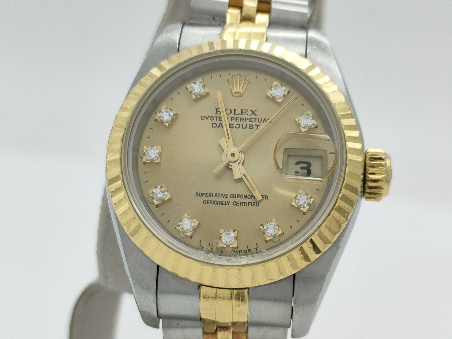 ROLEX 69173G S699126 Champagne Dial Jubilee Breath Women's Watch