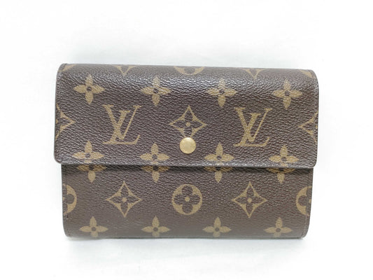 LOUIS VUITTON Monogram Vuitton Etui Papier Wallet