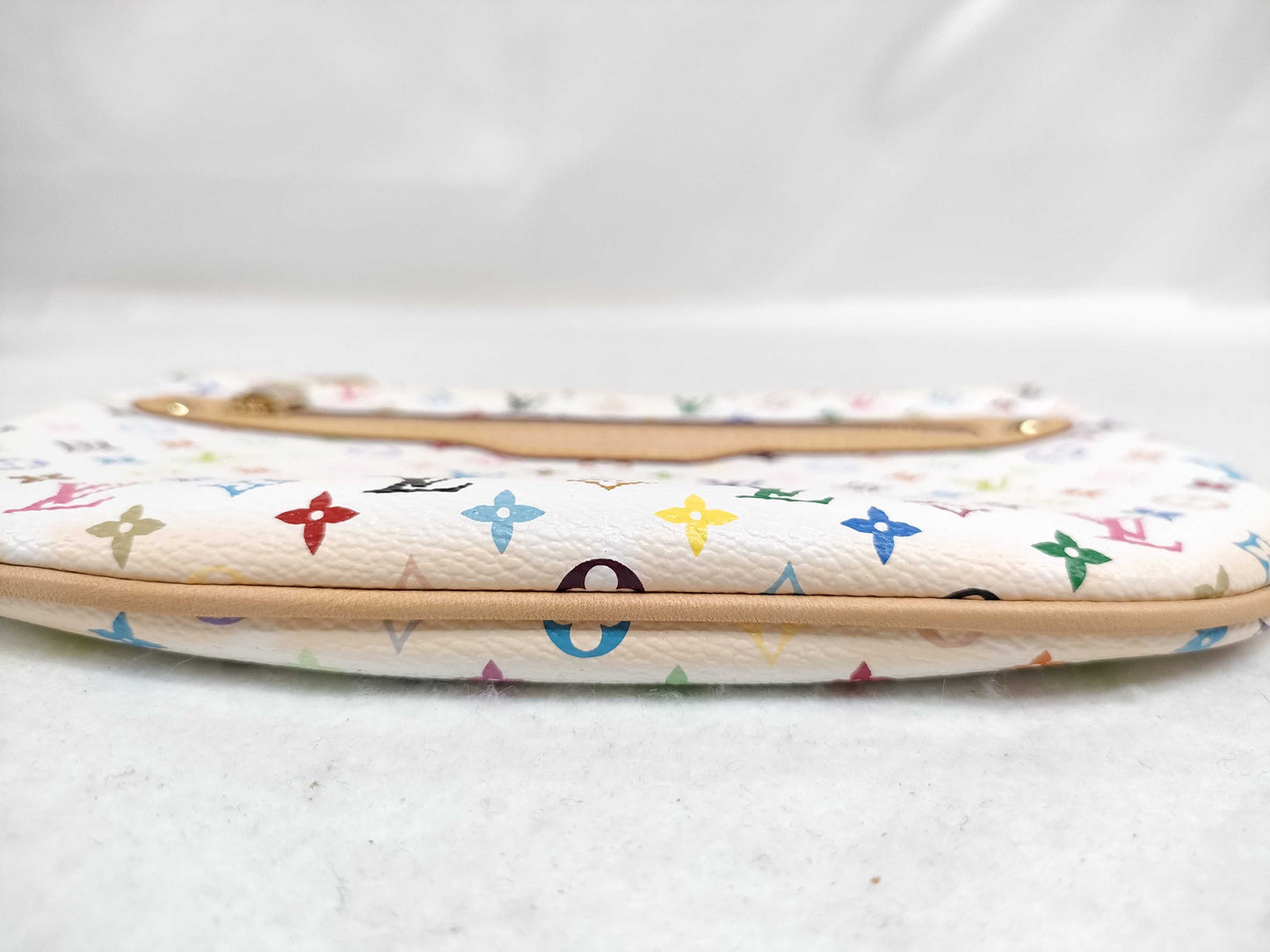 LOUIS VUITTON Monogram Multicolor Vuitton Pouch Multi White Bag Box Pouch