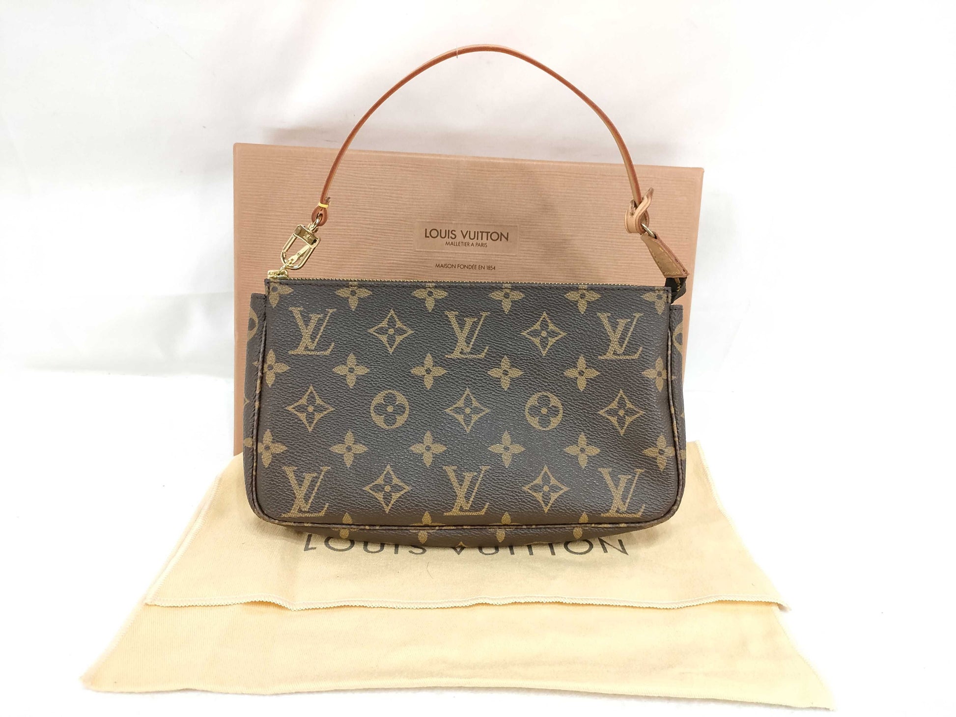 LOUIS VUITTON Monogram Vuitton Accessory Bag Box Handbag