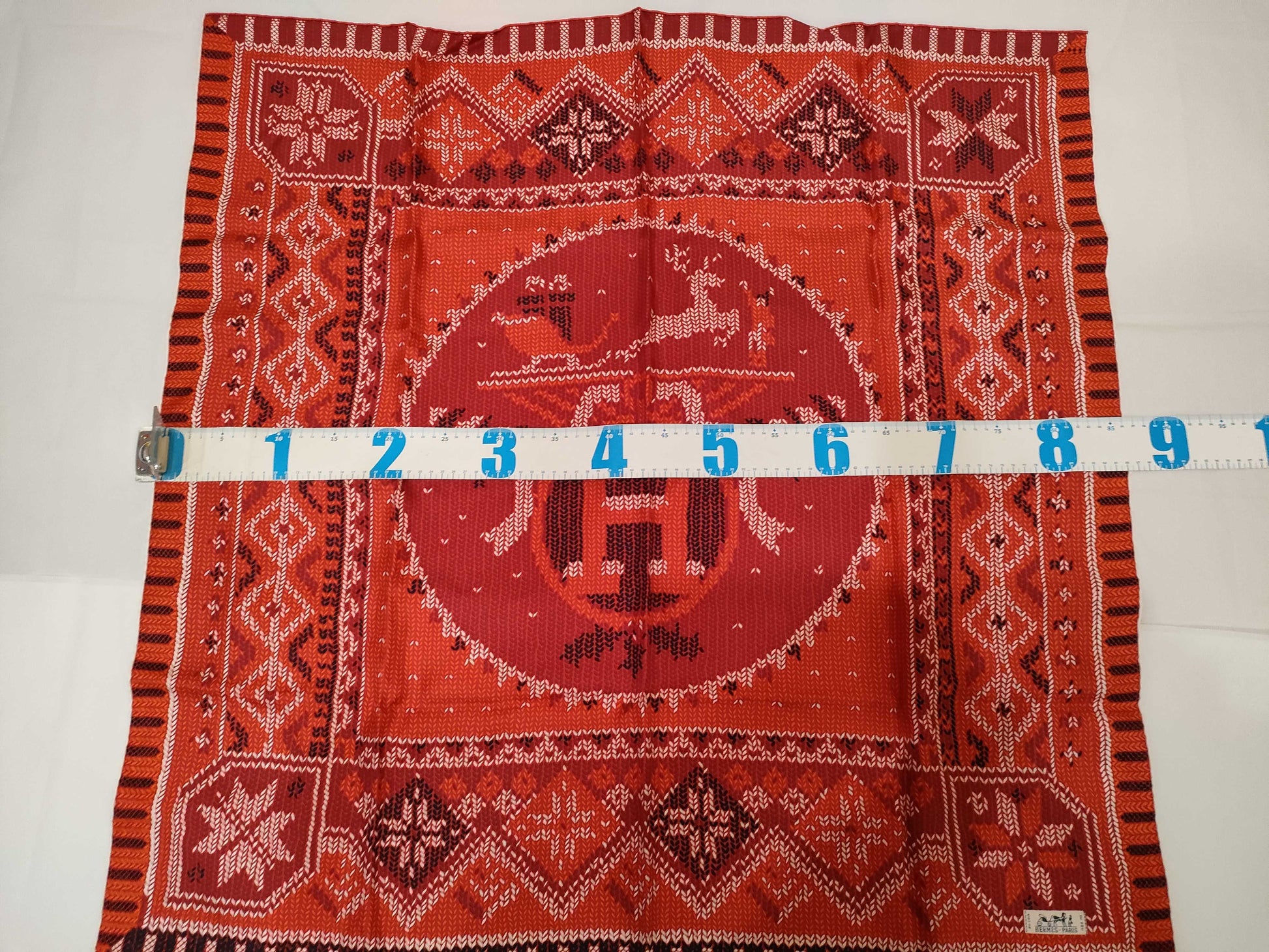 HERMES Carre Hermes Carre 90 Boxes Scarf