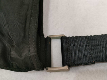 PRADA Nylon Prada Shoulder Bag Nylon Black Card Bag Shoulder Bag