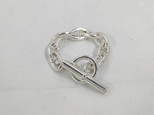 HERMES Schone Dunkle Bracelet TGM 10 Frames 99.5g Bracelet Bangle