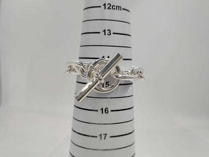 HERMES Schone Dunkle Bracelet TGM 10 Frames 99.5g Bracelet Bangle