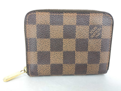 LOUIS VUITTON Damier Louis Vuitton Zippy Coin Purse Damier Coin Case