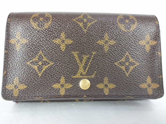 LOUIS VUITTON Monogram Louis Vuitton Tresol Monogram Long Purse Purse
