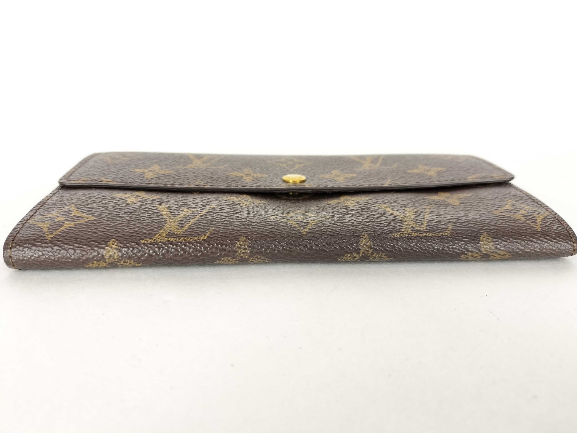 LOUIS VUITTON Monogram Louis Vuitton Pochette Credit Monogram Long Wallet Wallet
