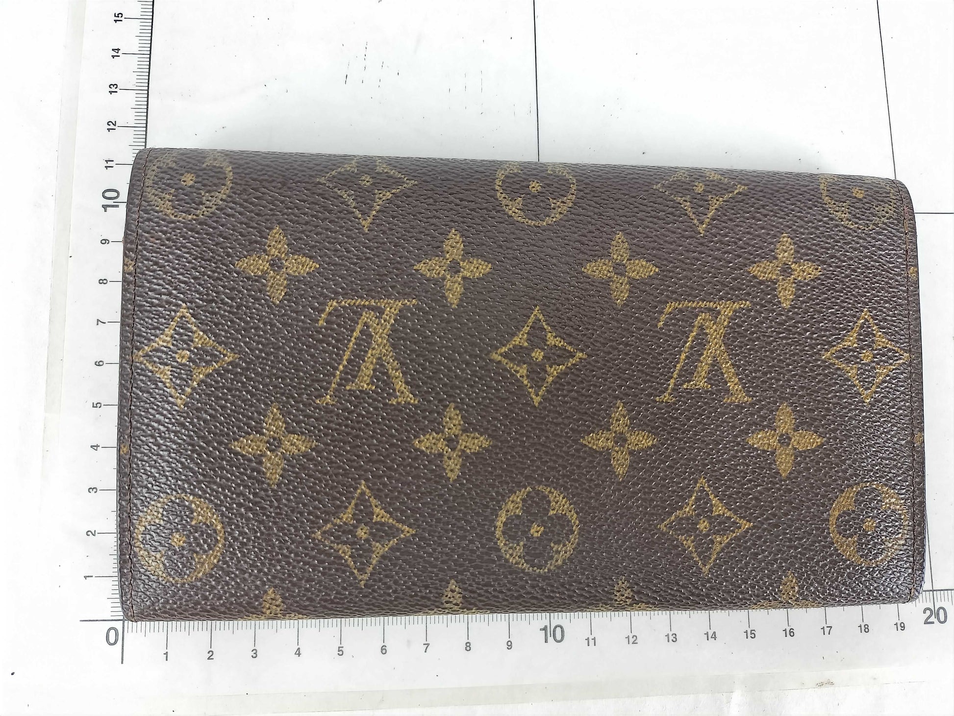 LOUIS VUITTON Monogram Louis Vuitton Pochette Credit Monogram Long Wallet Wallet