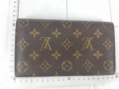 LOUIS VUITTON Monogram Louis Vuitton Pochette Credit Monogram Long Wallet Wallet