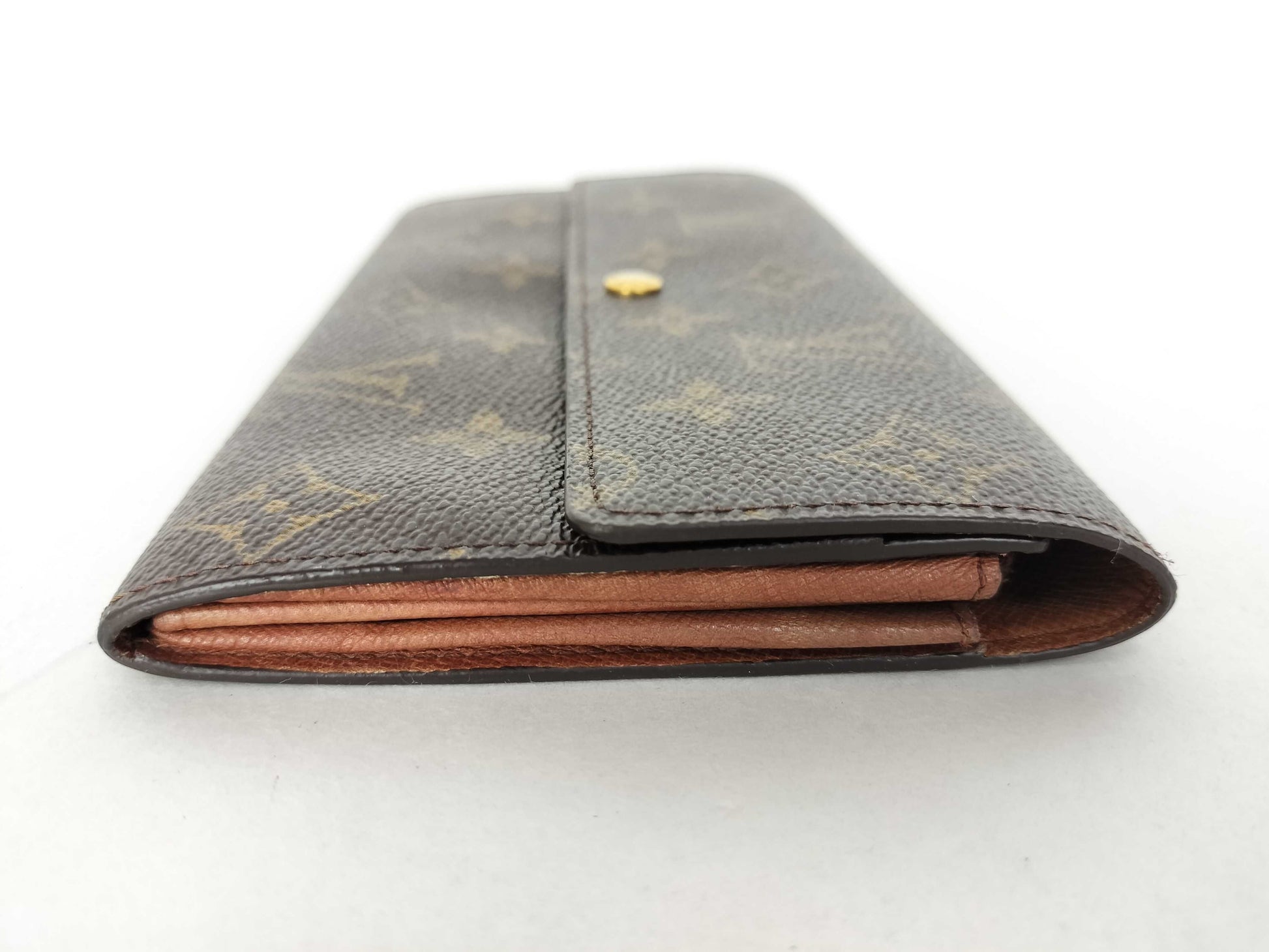 LOUIS VUITTON Monogram Louis Vuitton Pochette Credit Monogram Long Wallet Wallet